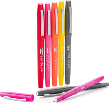 - Felt Tip Pens, 5 Pack, Colorful Felt Tip Pens, Fast Dry, No Smear, Planner Mar