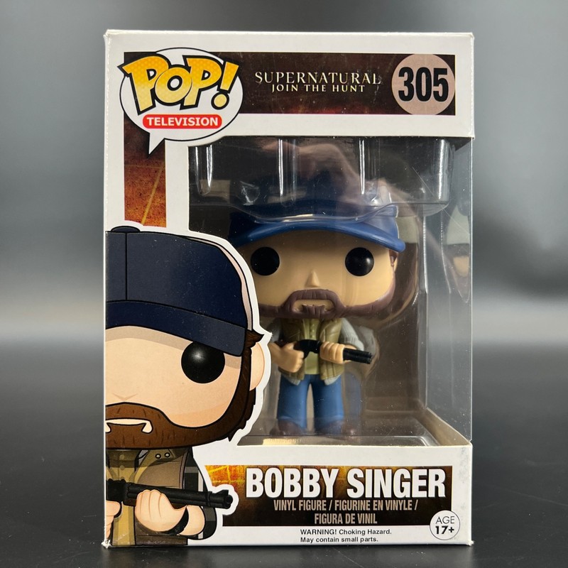 Funko Pop 305 Bobby Singer Supernatural Join The Hunt Vinyl Figure Television