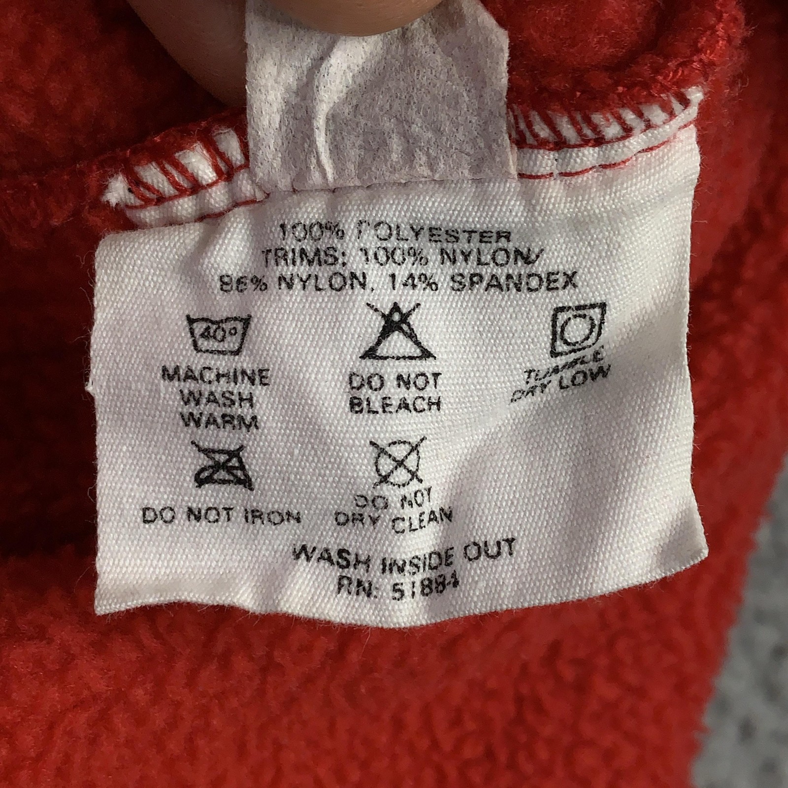 Vintage Patagonia Fleece Jacket Mens Small Red Zip Pullover Synchilla USA 90s thumbnail 12