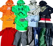 BOYS SIZE 6 NIKE, UNDER ARMOUR AND PUMA 5 NEW BACK TO SCHOOL CLOTHING LOT 