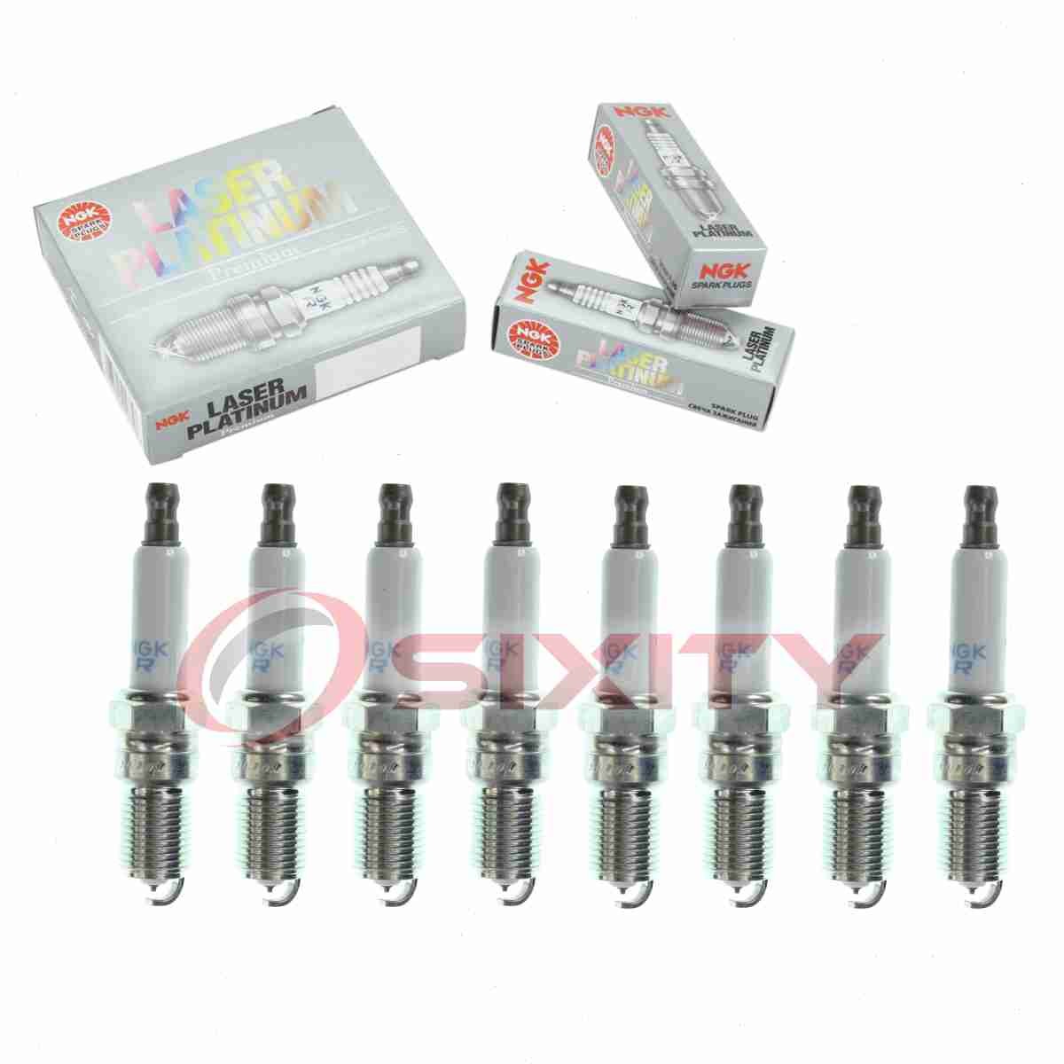 8 pc NGK Laser Platinum Spark Plugs for 1998-1999 GMC K1500 5.7L V8 Ignition dj