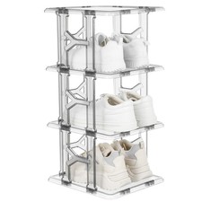 Home Shoe Storage Rack Decorative Clear Shelf Multi-layer Organizer
