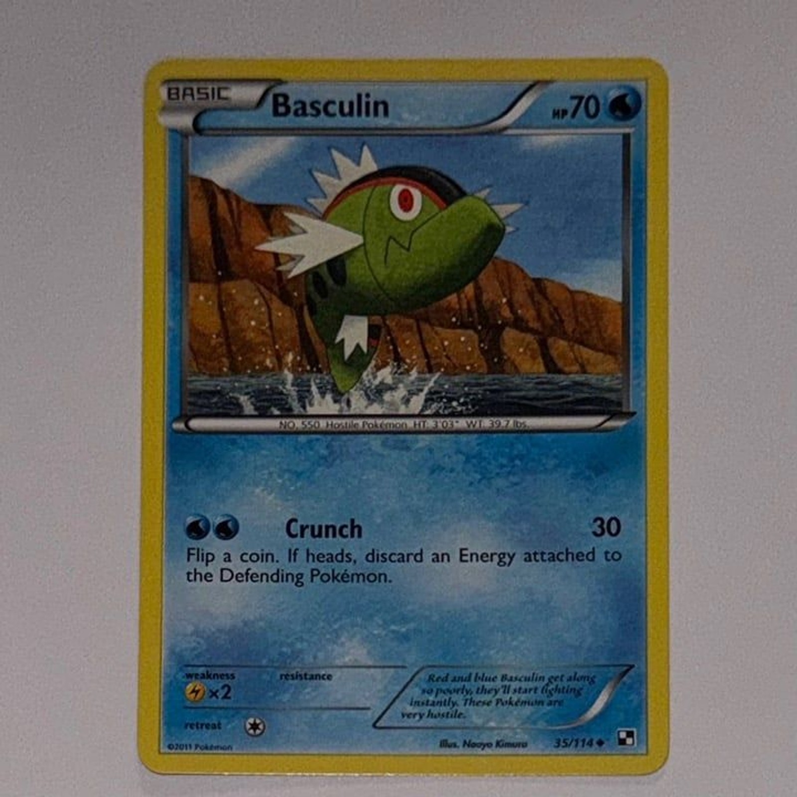 Pokémon Card: Basculin 35/114 (Pokemon Black & White)