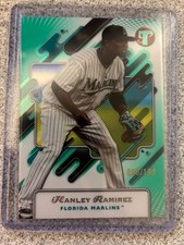 Hanley Ramirez - 2025 Topps Pristine - #104 Aqua Refractor /199  Marlins