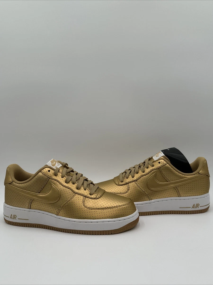 Nike Air Force 1 Low White Metallic Gold for Sale | Authenticity