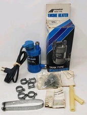 NOS Tank Type Engine Heater MASTERMOTIVE 1000 Watt 120V Thermostat Circulates