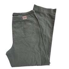 Ralph Lauren LRL Green Lable Green Olive Pants 12 Vintage Twill 08349 Drawstring