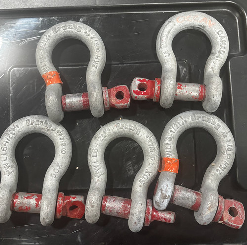 7/8" Crosby Screw Pin Anchor Shackle 6.5 Ton load capacity