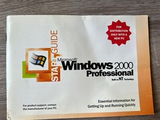 Windows 2000 Professional NT Quick Start Guide Booklet Only