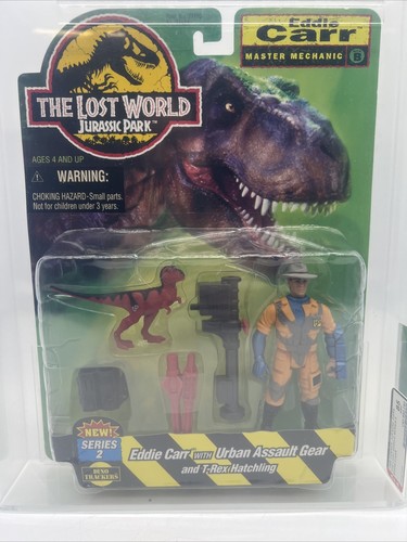 Jurassic Park Lost World Eddie Carr Serie 2 Mechaniker AFA bewertet 85 fast neuwertig + - Bild 2 von 8