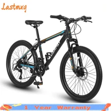 26" Mountain Bike 21 Speeds with Mechanical Disc Brakes MTB Mountain Bicycle