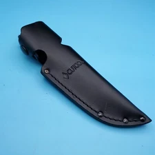 Cutco Knife Sheath Black Leather Fixed Blade Belt 5" Hunting 1087 5718 5719 USA