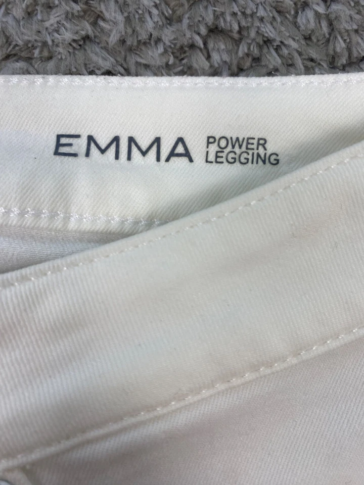 DL1961 Jeans Womens 29x29 White Low Rise Slim Skinny Emma Power Legging Denim - Image 3 of 4