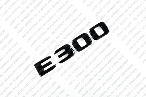 Gloss Black Emblems Trunk Letter for Mercedes-Benz E300 W210 W211 W212 W213 W214 - Picture 2 of 4