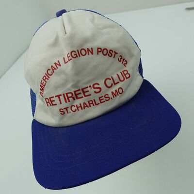 American Legion Post 312 Retiree's Club St Charles MO Snapback Adult Cap Hat