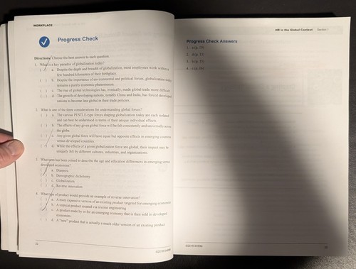 Lot de 4 livres système d'apprentissage SHRM 2018 SHRM-CP / SHRM-SCP - Photo 9 sur 11