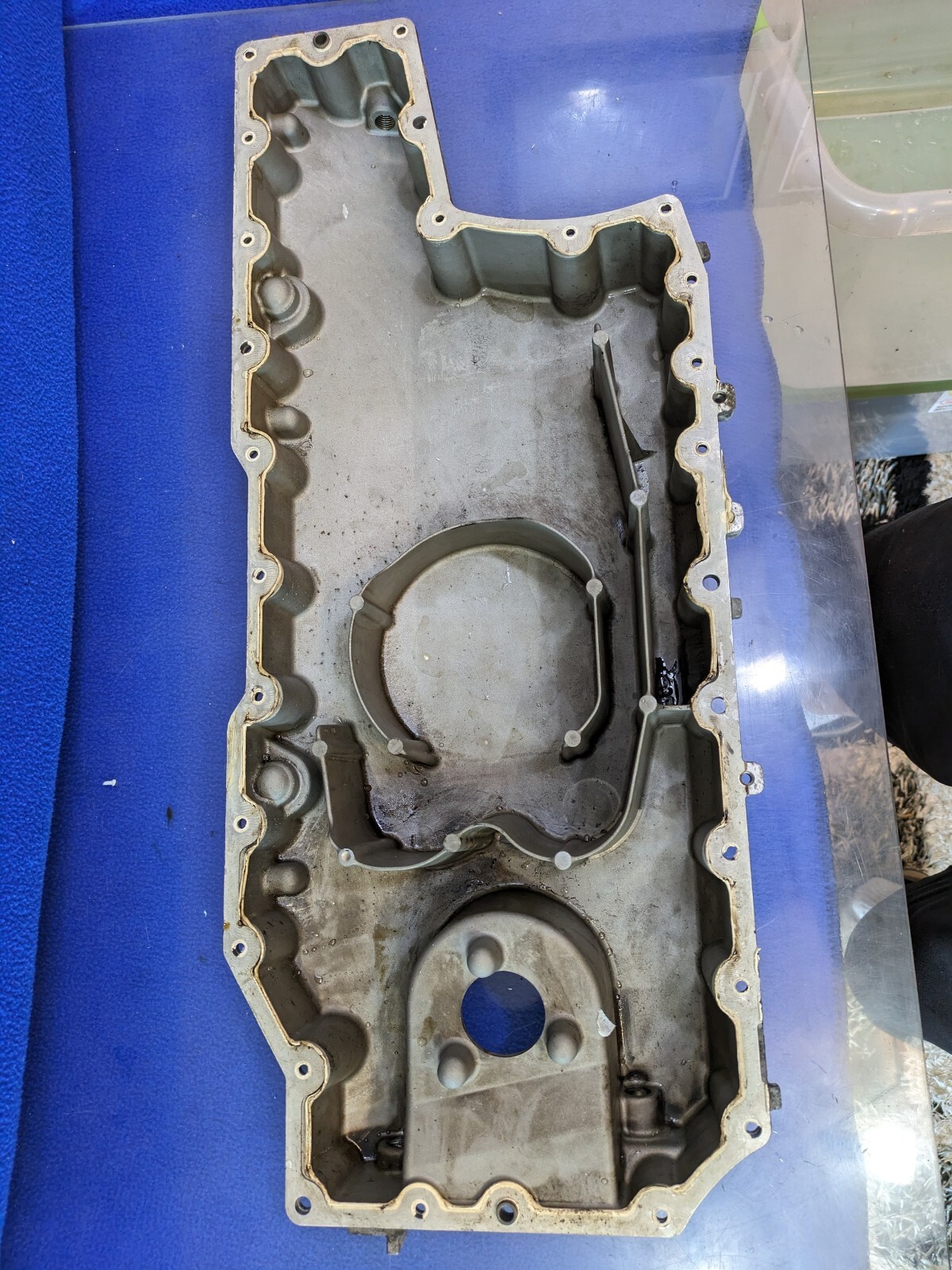 03-18 Bentley Continental Flying Spur GT 6.0L W12 Engine Lower Oil Pan OEM