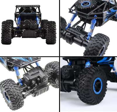 Carro De Controle Remoto 1 : 18 SUV Cross Country Brinquedo 4x4 Monster  Truck Rock Crawler Rc/Carregador Vias De Escalada Boy Toy Birthday Gift