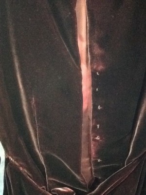 Donna Karan Rich Burgundy Velvet WOW Dress 4 | eBay