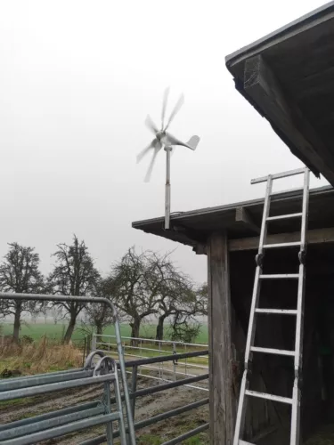 800W 24V Horizontale Windkraftanlage Kits Windgenerator Windräder mit Laderegler - Bild 20 von 21