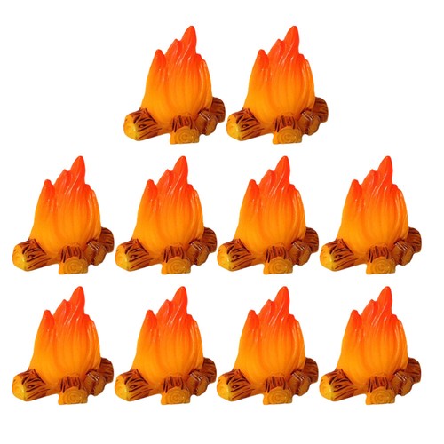 10 Pcs Lagerfeuer -Ornamente Im Mikrohaus Mini-Lagerfeuer-Modell - Bild 12 von 12