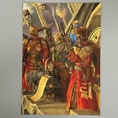 VOSTROYAN IMPERIAL GUARD SCRIBE SERVITOR KUNST BILD POSTER WARHAMMER 40,000