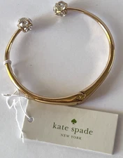 KATE SPADE NEW  YORK BRACELET-LADY MARMALADE -CLEAR/GOLD
