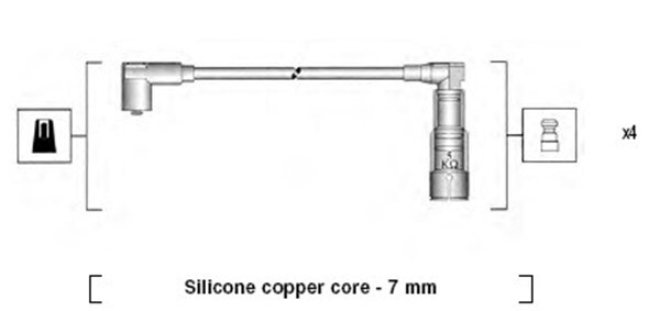 Magneti Marelli 941045300517 ZÜNdleitungssatz FÜR Alfa Romeo-image