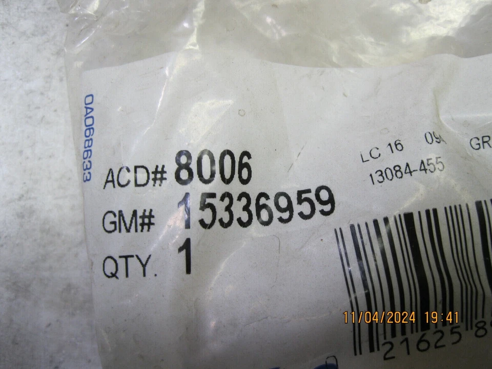 Spark Plug Heat Shield-Wire Heat Shield ACDelco 8006 15336959 - Imagem 4 de 4