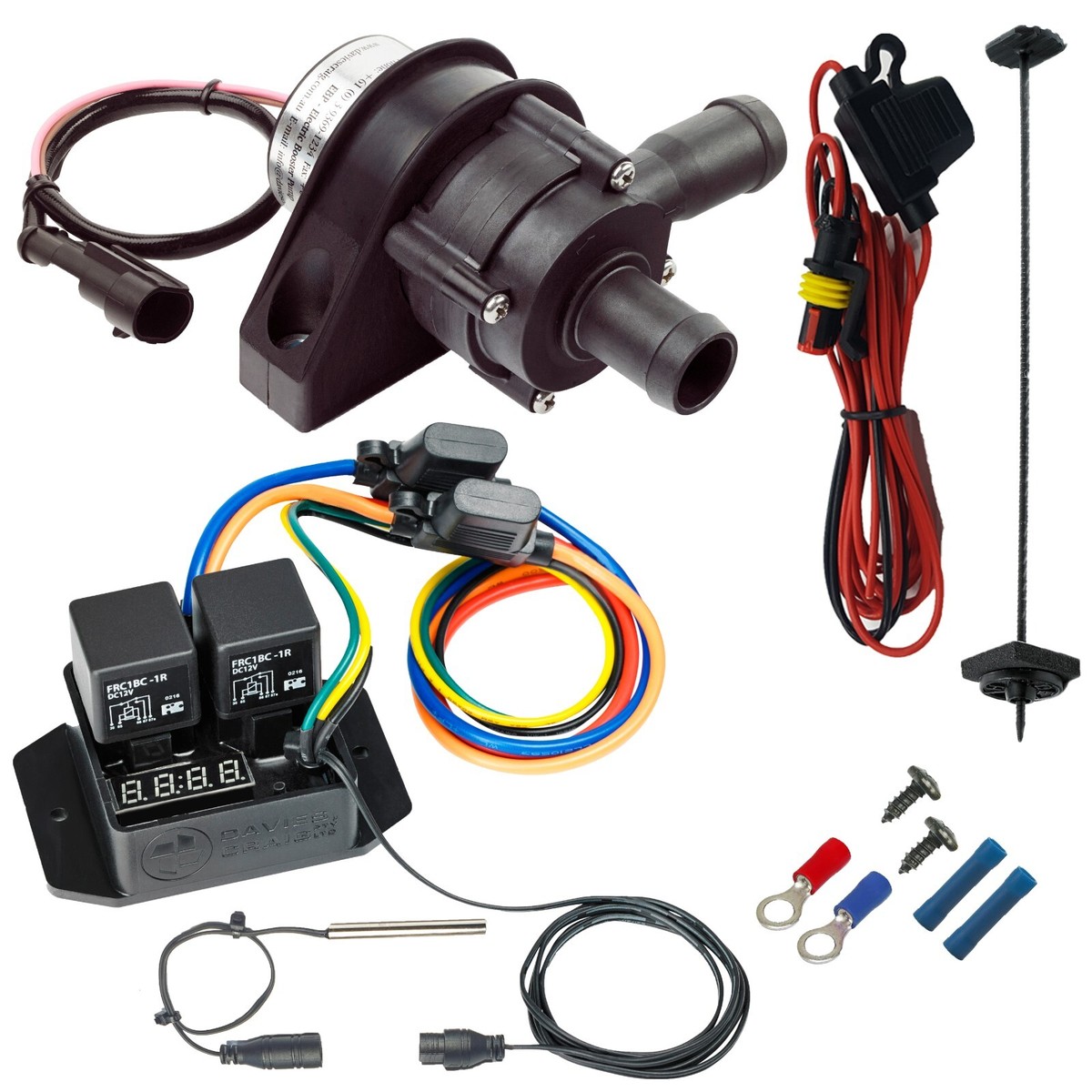 12 Volt Fan Digital Radiator Fan Controller 12V/24V - Adjustable ...