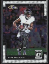 2017 Donruss Optic 7 Mike Wallace Baltimore Ravens Football Card