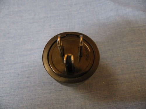 NEMA 20A 125V Straight Blade Male Replacement Plug Connector Rubber USA SHIP - Picture 6 of 11