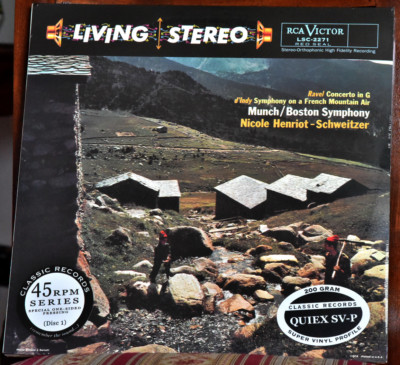AUDIOPHILE CLASSIC RECORDS RAVEL Concerto in G d'Indy  200g 45rpm 4LP Set SEALED