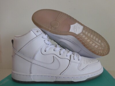 Nike Dunk High Pro Sb ''White Ice'' White-Grey Sz 9 Super Rare! [305050-113]
