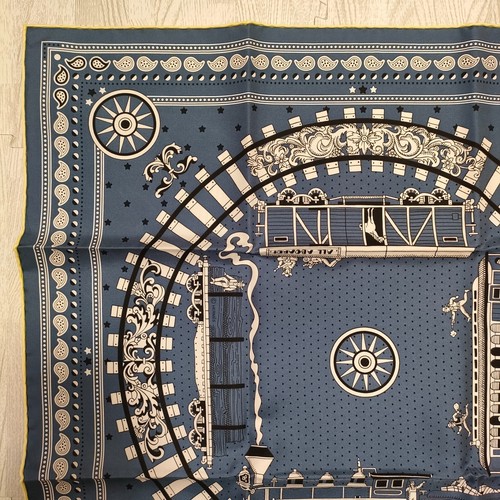 Unused w/box HERMES Carre 55 ALL ABOARD ! Silk Scarf Bandana 55cm - Picture 9 of 24