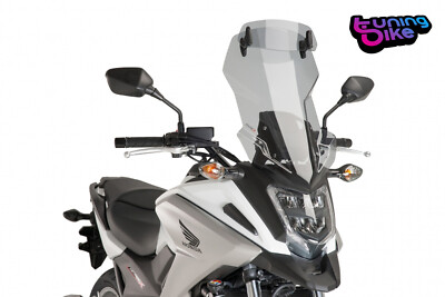 PUIG TOURING SCREEN WITH SPOILER SCREEN FOR HONDA NC750X 2017 TINTED