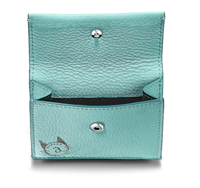Compact wallet in Tiffany Blue leather Discontinued items Japan