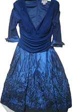 Jessica Howard Womens Size 12 Blue Cocktail/Formal Party Dress