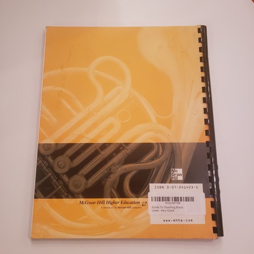 Guide To Teaching Brass Plastic Comb by Bachelder Dan Hunt Norman Book Music Vtg - Picture 7 of 7