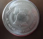 Eagle & Liberty Bell Round-A-Mark-Liberty Silver 1 Troy ounce .999 Fine Silver