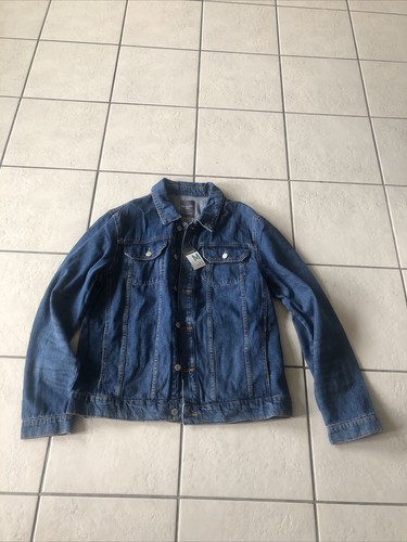 Primark Mens Jean Jacket Mid blue Size 