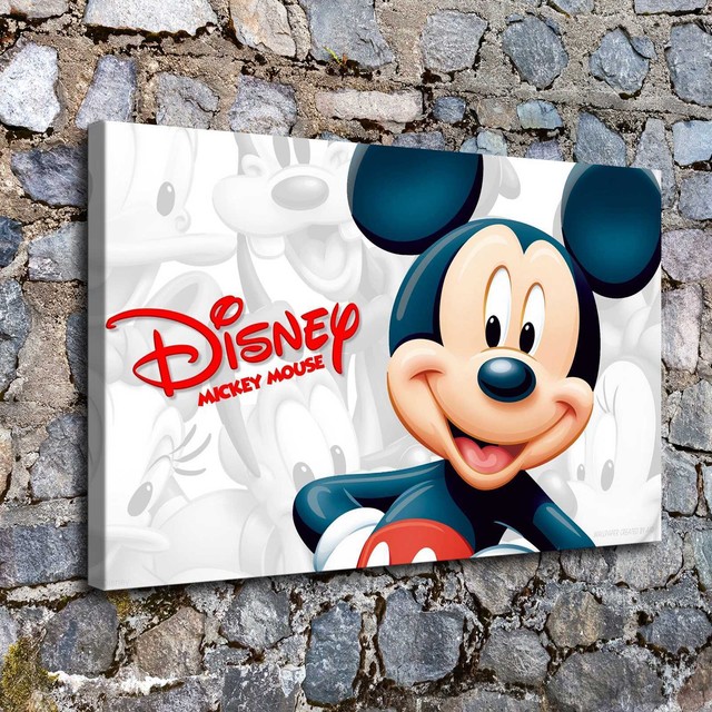 Disney Mickey Mouse 4 Pack Canvas Wall Art For Sale Online Ebay