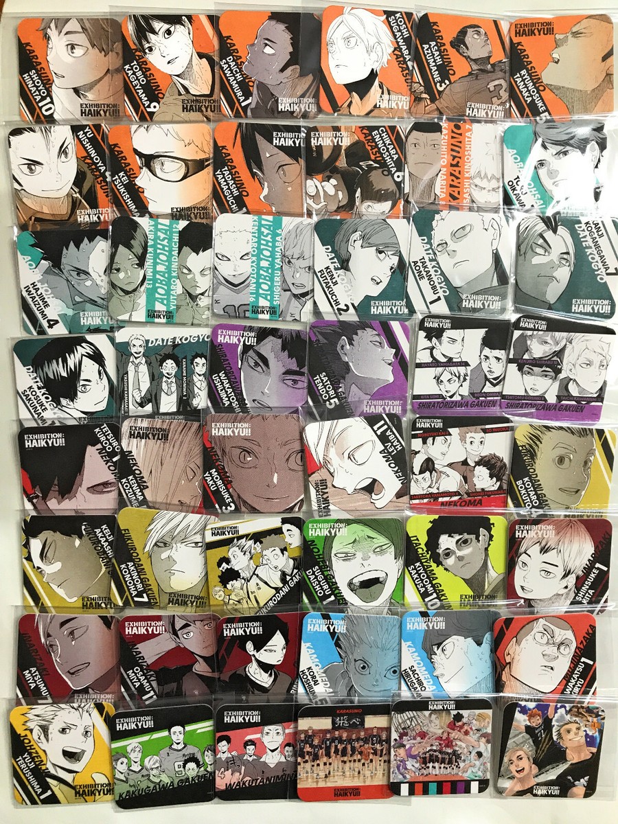 Haikyuu TO THE TOP Stickers - Daishou Suguru, Hoshiumi Kourai