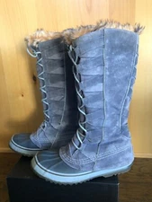RARE Sorel CATE OF ALEXANDRIA 9 FUR GRAY SNOW Waterproof Winter RARE WINTER  