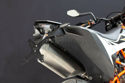 EVOTECH KENNZEICHENHALTER KIT VERSTELLBAR KTM 690 SMC R 2019-2025