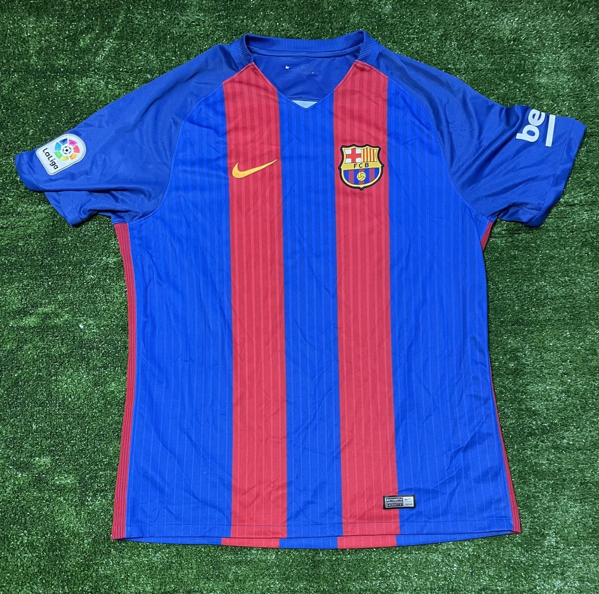 Nike Authentic Dri-Fit 2016 FCB Barcelona La Liga Jersey