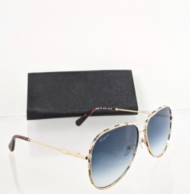 サングラス Ferragamo Sunglasses SF268S 709 l Oversized Aviator Ferragamo Salvatore Ferragamo Green Gradient Pilot Ladies