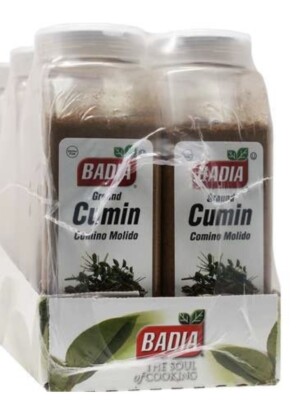 4 Pack - Badia Cumin ground Comino molido  16 oz (1 Pound) each