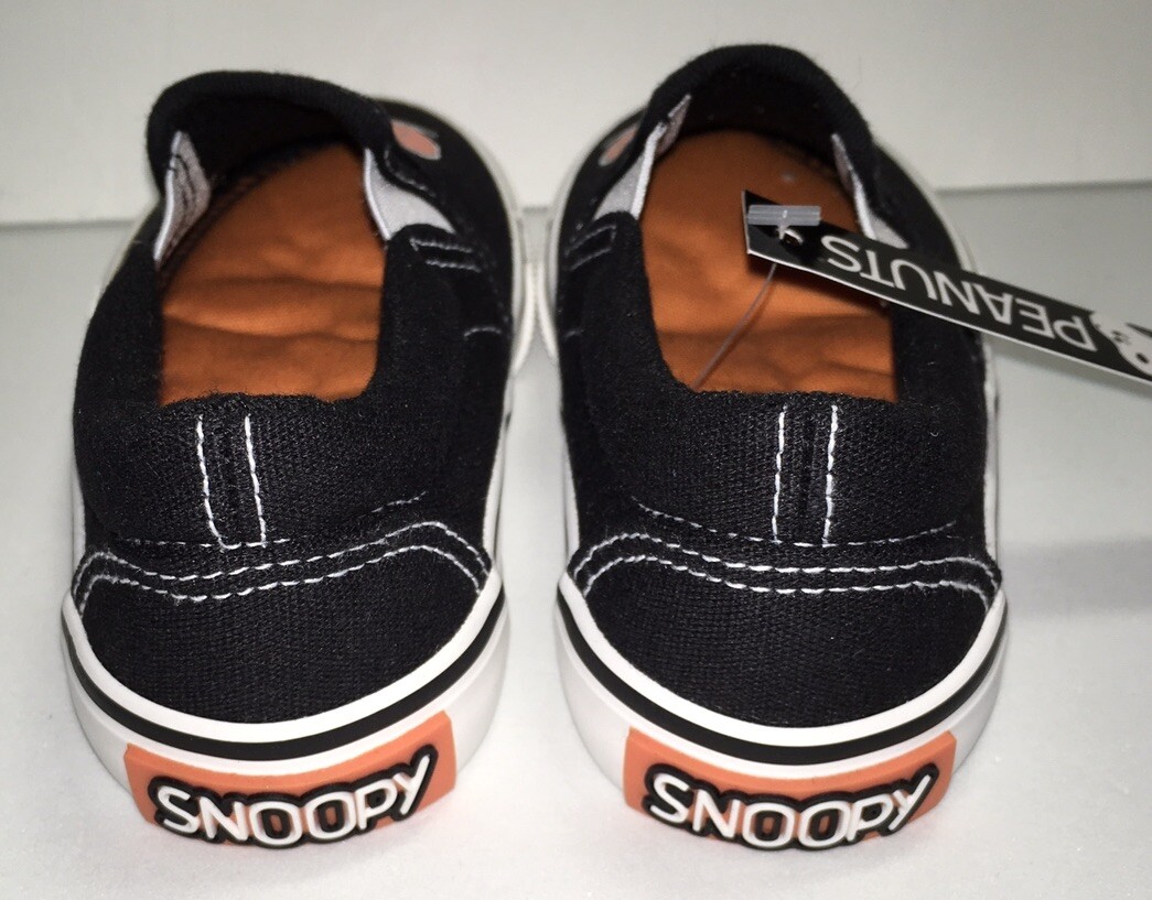 PEANUTS SNOOPY HALLOWEEN 🎃 Slip On TENNIS SHOES Toddler Size