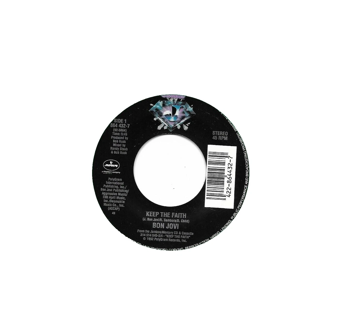 Amor de Discos de vinil de velocidade de 45 RPM